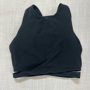 Athleta Black Longline Bra - Small